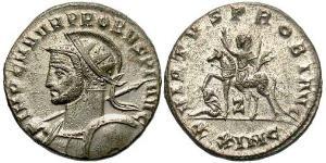 1 Antoninien Empire romain (27BC-395) Argent/Cuivre Probus (232-282)