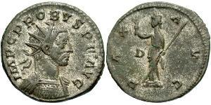 1 Antoninien Empire romain (27BC-395) Argent/Cuivre Probus (232-282)