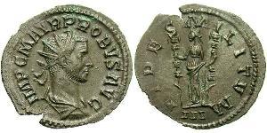 1 Antoninien Empire romain (27BC-395) Argent/Cuivre Probus (232-282)