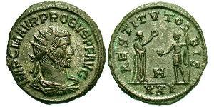 1 Antoninien Empire romain (27BC-395) Argent/Cuivre Probus (232-282)