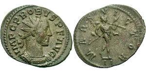 1 Antoninien Empire romain (27BC-395) Argent/Cuivre Probus (232-282)