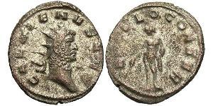 1 Antoninien Empire romain (27BC-395) Argent/Cuivre Gallien (218-268)