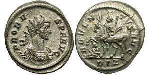 1 Antoninien Empire romain (27BC-395) Argent/Cuivre Probus (232-282)