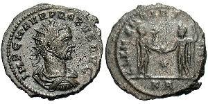 1 Antoninien Empire romain (27BC-395) Argent/Cuivre Probus (232-282)