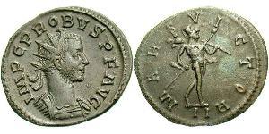 1 Antoninien Empire romain (27BC-395) Argent/Cuivre Probus (232-282)