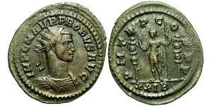 1 Antoninien Empire romain (27BC-395) Argent/Cuivre Probus (232-282)