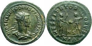 1 Antoninien Empire romain (27BC-395) Argent/Cuivre Probus (232-282)
