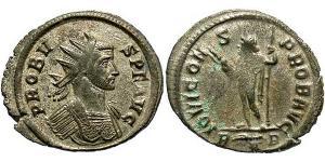 1 Antoninien Empire romain (27BC-395) Argent/Cuivre Probus (232-282)