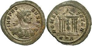 1 Antoninien Empire romain (27BC-395) Argent/Cuivre Probus (232-282)