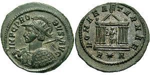 1 Antoninien Empire romain (27BC-395) Argent/Cuivre Probus (232-282)