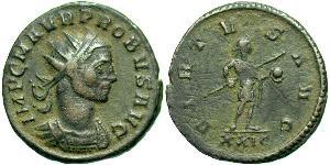 1 Antoninien Empire romain (27BC-395) Argent/Cuivre Probus (232-282)