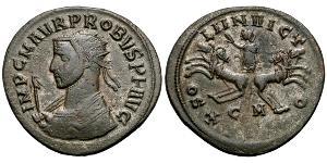 1 Antoninien Empire romain (27BC-395) Argent/Cuivre Probus (232-282)