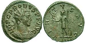 1 Antoninien Empire romain (27BC-395) Argent/Cuivre Probus (232-282)