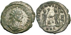 1 Antoninien Empire romain (27BC-395) Argent/Cuivre Probus (232-282)