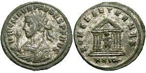 1 Antoninien Empire romain (27BC-395) Argent/Cuivre Probus (232-282)