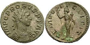1 Antoninien Empire romain (27BC-395) Argent/Cuivre Probus (232-282)