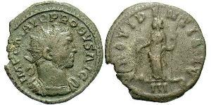 1 Antoninien Empire romain (27BC-395) Argent/Cuivre Probus (232-282)