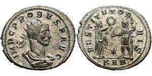 1 Antoninien Empire romain (27BC-395) Argent/Cuivre Probus (232-282)