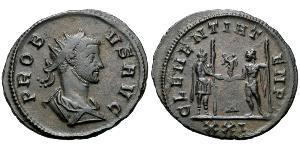1 Antoninien Empire romain (27BC-395) Argent/Cuivre Probus (232-282)