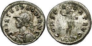 1 Antoninien Empire romain (27BC-395) Argent/Cuivre Probus (232-282)