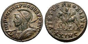 1 Antoninien Empire romain (27BC-395) Argent/Cuivre Probus (232-282)