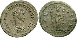 1 Antoninien Empire romain (27BC-395) Argent/Cuivre Probus (232-282)