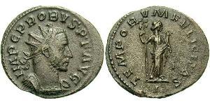 1 Antoninien Empire romain (27BC-395) Argent/Cuivre Probus (232-282)