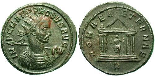 1 Antoninien Empire romain (27BC-395) Argent/Cuivre Probus (232-282)