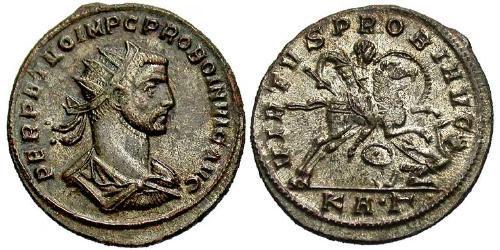 1 Antoninien Empire romain (27BC-395) Argent/Cuivre Probus (232-282)