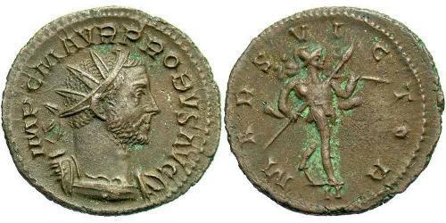 1 Antoninien Empire romain (27BC-395) Argent/Cuivre Probus (232-282)
