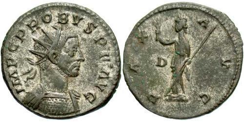 1 Antoninien Empire romain (27BC-395) Argent/Cuivre Probus (232-282)