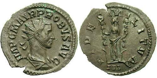 1 Antoninien Empire romain (27BC-395) Argent/Cuivre Probus (232-282)