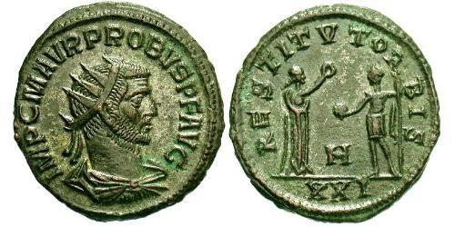 1 Antoninien Empire romain (27BC-395) Argent/Cuivre Probus (232-282)