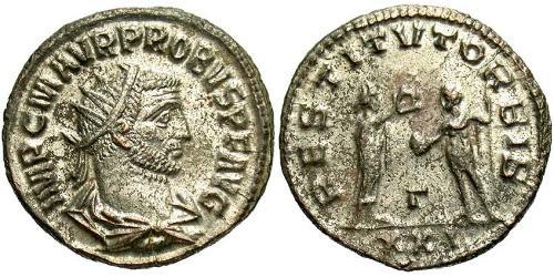 1 Antoninien Empire romain (27BC-395) Argent/Cuivre Probus (232-282)
