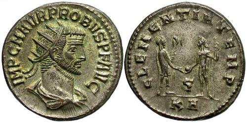 1 Antoninien Empire romain (27BC-395) Argent/Cuivre Probus (232-282)