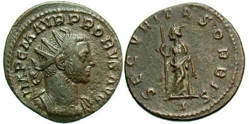 1 Antoninien Empire romain (27BC-395) Argent/Cuivre Probus (232-282)