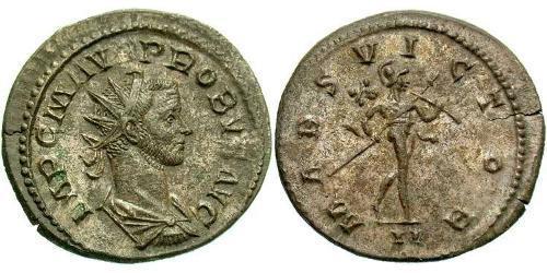 1 Antoninien Empire romain (27BC-395) Argent/Cuivre Probus (232-282)