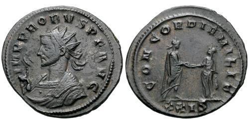 1 Antoninien Empire romain (27BC-395) Argent/Cuivre Probus (232-282)