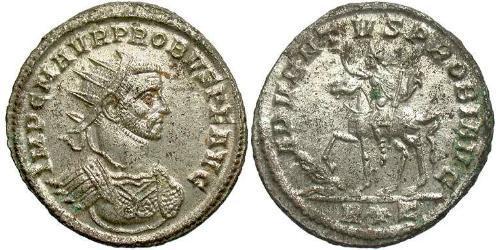 1 Antoninien Empire romain (27BC-395) Argent/Cuivre Probus (232-282)