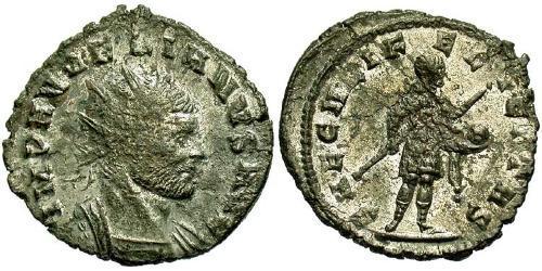 1 Antoninien Empire romain (27BC-395) Argent/Cuivre Aurélien (215-275)