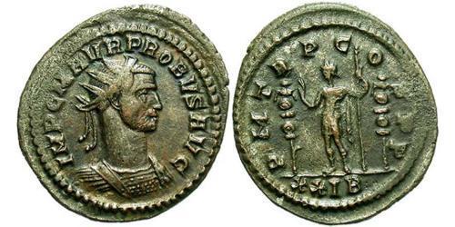 1 Antoninien Empire romain (27BC-395) Argent/Cuivre Probus (232-282)