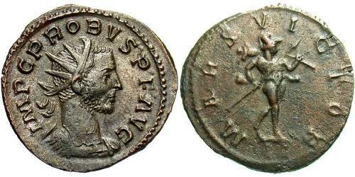 1 Antoninien Empire romain (27BC-395) Argent/Cuivre Probus (232-282)