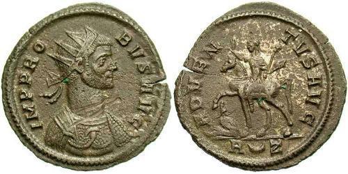 1 Antoninien Empire romain (27BC-395) Argent/Cuivre Probus (232-282)