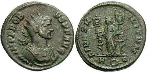 1 Antoninien Empire romain (27BC-395) Argent/Cuivre Probus (232-282)