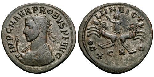 1 Antoninien Empire romain (27BC-395) Argent/Cuivre Probus (232-282)