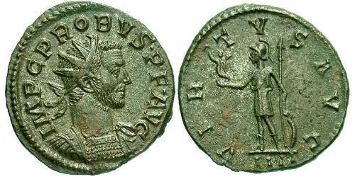 1 Antoninien Empire romain (27BC-395) Argent/Cuivre Probus (232-282)