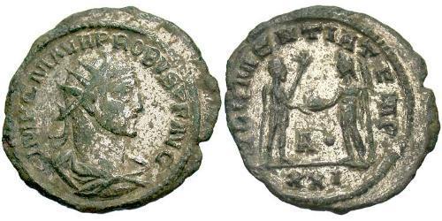 1 Antoninien Empire romain (27BC-395) Argent/Cuivre Probus (232-282)