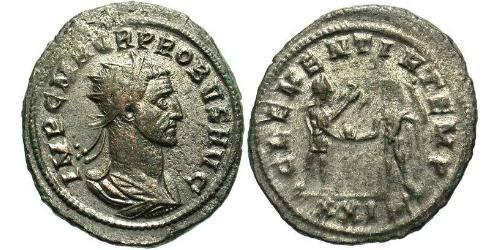 1 Antoninien Empire romain (27BC-395) Argent/Cuivre Probus (232-282)