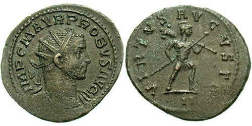 1 Antoninien Empire romain (27BC-395) Argent/Cuivre Probus (232-282)