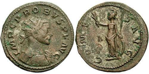 1 Antoninien Empire romain (27BC-395) Argent/Cuivre Probus (232-282)